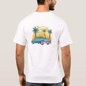 レトロ サマー タイム Tシャツ – ご旅行 (裏面)