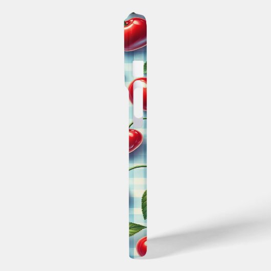 レトロ サマー チェリー スマホケース ビブラント レッド チェリー Case-Mate iPhoneケース (裏面 / 左)