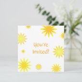 レトロ サンシャイン - ご招待 招待状 (スタンド正面)