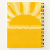 レトロ サンシャイン 卒業 ノートブック (裏面)