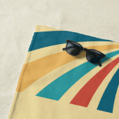 レトロ サンセット ブライズメイド ビーチタオル (インサイチュ)