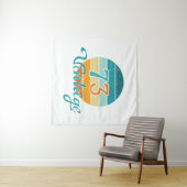 レトロ サンセット 73 ヴィンテージ ディストレス タペストリー (インサイチュ(横))