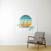 レトロ サンセット 77 ヴィンテージ ディストレス タペストリー (インサイチュ)