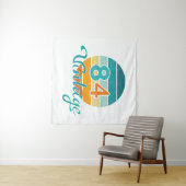 レトロ サンセット 84 ヴィンテージ ディストレス タペストリー (インサイチュ(横))