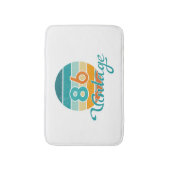 レトロ サンセット 86 ヴィンテージ ディストレスド バスマット (正面縦)