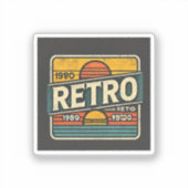 レトロ シール (正面)