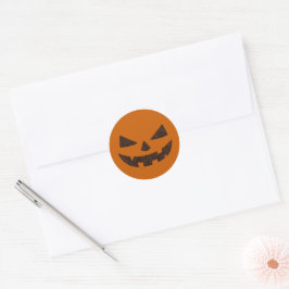 レトロ ジャック オー ランタン フェイス ハロウィン パンプキン ギフト ラウンドシール