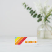 レトロ スキニー名刺 (スタンド正面)