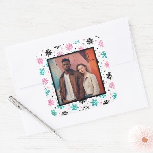 レトロ スクエアシール (封筒)