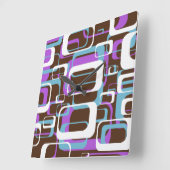 レトロ スクエア壁時計 (傾斜)