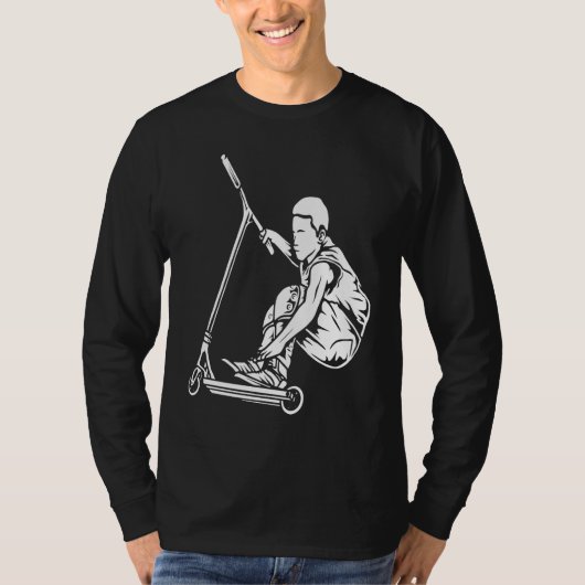 レトロ スクーター 3 Tシャツ (正面)