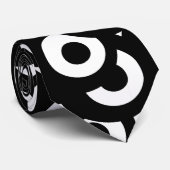レトロ スケートホイール モダン 黒 白 ネクタイ (ロール)