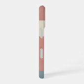 レトロ スコップとコーヒー豆 iPhone 16ケース (右側面)