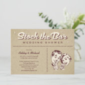 レトロ ストック ザ バー パーティー 招待状 (スタンド正面)