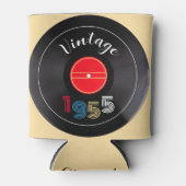レトロ ストライプ ビニールレコード 1955 70歳の誕生日 缶クーラー (正面)