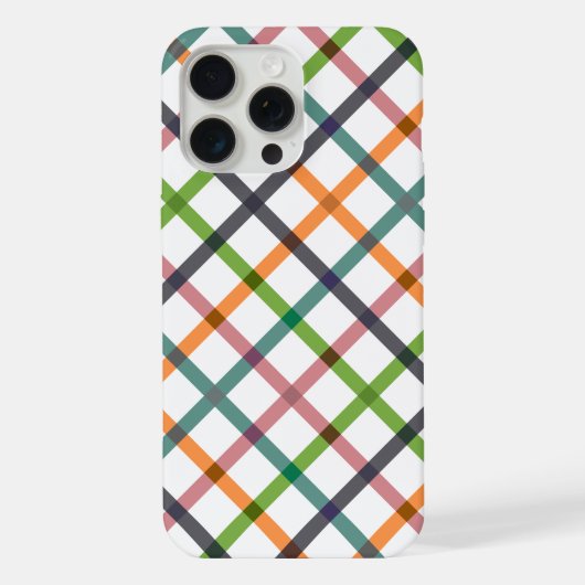 レトロ ストライプ iPhoneケース (裏面)