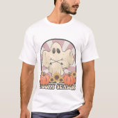 レトロ スプーキー シーズン - 秋のTシャツ Tシャツ (正面)