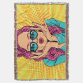 レトロ スローブランケット (正面縦)