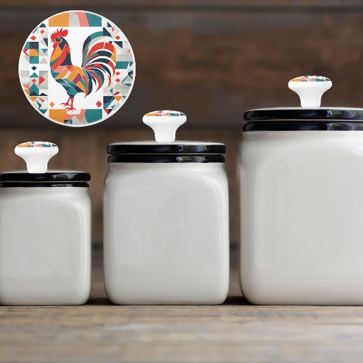 レトロ セラミックノブ