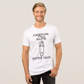 レトロ セーフティピン トライブレンドTシャツ (正面全面)