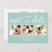 レトロ |セーブ・ザ・デート案内 案内ポストカード (正面/裏面)