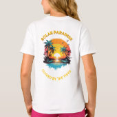 レトロ ソーラーパラダイス 潮の導き Tシャツ (裏面)