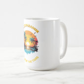 レトロ ソーラーパラダイス 潮の導き Tシャツ コーヒーマグカップ (正面右)