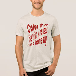 レトロ・タイポグラフィー 励ましの言葉 トライブレンドTシャツ