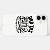 レトロ ダッド タックス 食べ物 アート Case-Mate iPhoneケース (裏面 (横))