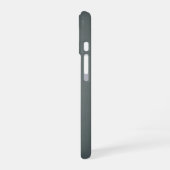レトロ・チェック柄の道路標識 iPhone 16ケース (左側面)