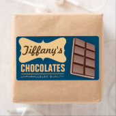 レトロ |チョコレートショップ |手作りチョコレート ラベル (インサイチュ)