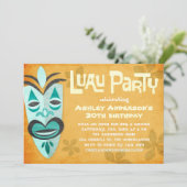 レトロ ティキ ルアウ パーティー 招待状 (スタンド正面)