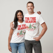 レトロ・ティス・ザ・シーズン・クリスマス Tシャツ (ユニセックス)