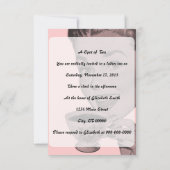 レトロ ティーパーティー V2 招待状 (裏面)