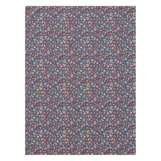 レトロ テーブルクロス (正面)