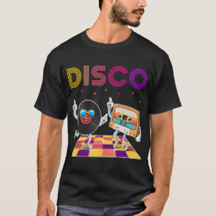 レトロ ディスコ ダンス パーティー Tシャツ