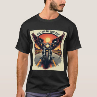 レトロ デザート ハイウェイ バイク ブラザーフッド バイカー Tシャツ