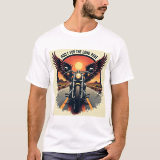 レトロ デザート ハイウェイ バイク ブラザーフッド バイカー Tシャツ