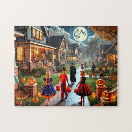レトロ トリック・オア・トリート 1950年代のハロウィンナイト ジグソーパズル