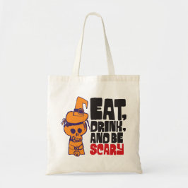 レトロ トリック オア トリート Eat Drink and be Scary  トートバッグ
