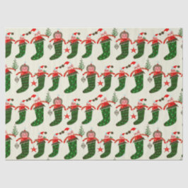 レトロ・トレジャーズ クリスマス・ストッキングス 薄葉紙