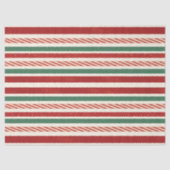 レトロ・トレジャーズ クリスマス ストライプ 薄葉紙 (正面)