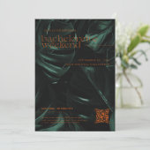 レトロ トロピカル パームズ | バチェロレッテ ウィークエンド 招待状 (スタンド正面)