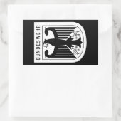 レトロ – ドイツ連邦共和国 長方形シール (バッグ)