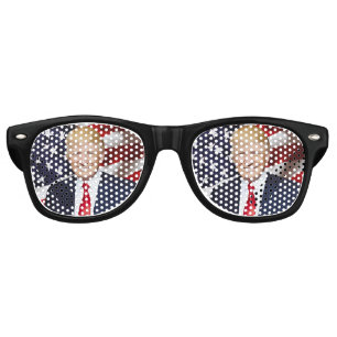 レトロ·ドナルド·トランプ·パーティー·おもしろい（太陽）眼鏡！ レトロサングラス