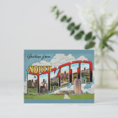 レトロ ノースダコタ州 ポストカード (スタンド正面)