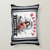 レトロ・ノーティーなクリスマス・ピンアップよ アクセントクッション (正面(垂直))