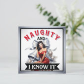 レトロ・ノーティーなクリスマス・ピンアップよ シーズンカード (スタンド正面)