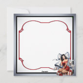 レトロ・ノーティーなクリスマス・ピンアップよ シーズンカード (裏面)