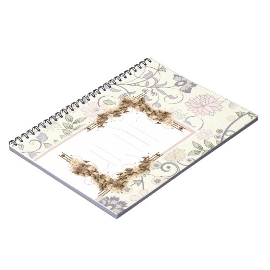 レトロ ノートブック (左側)